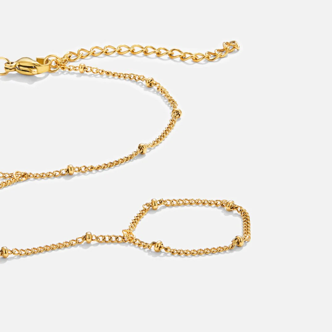18K Gold-Handkette - Image 4