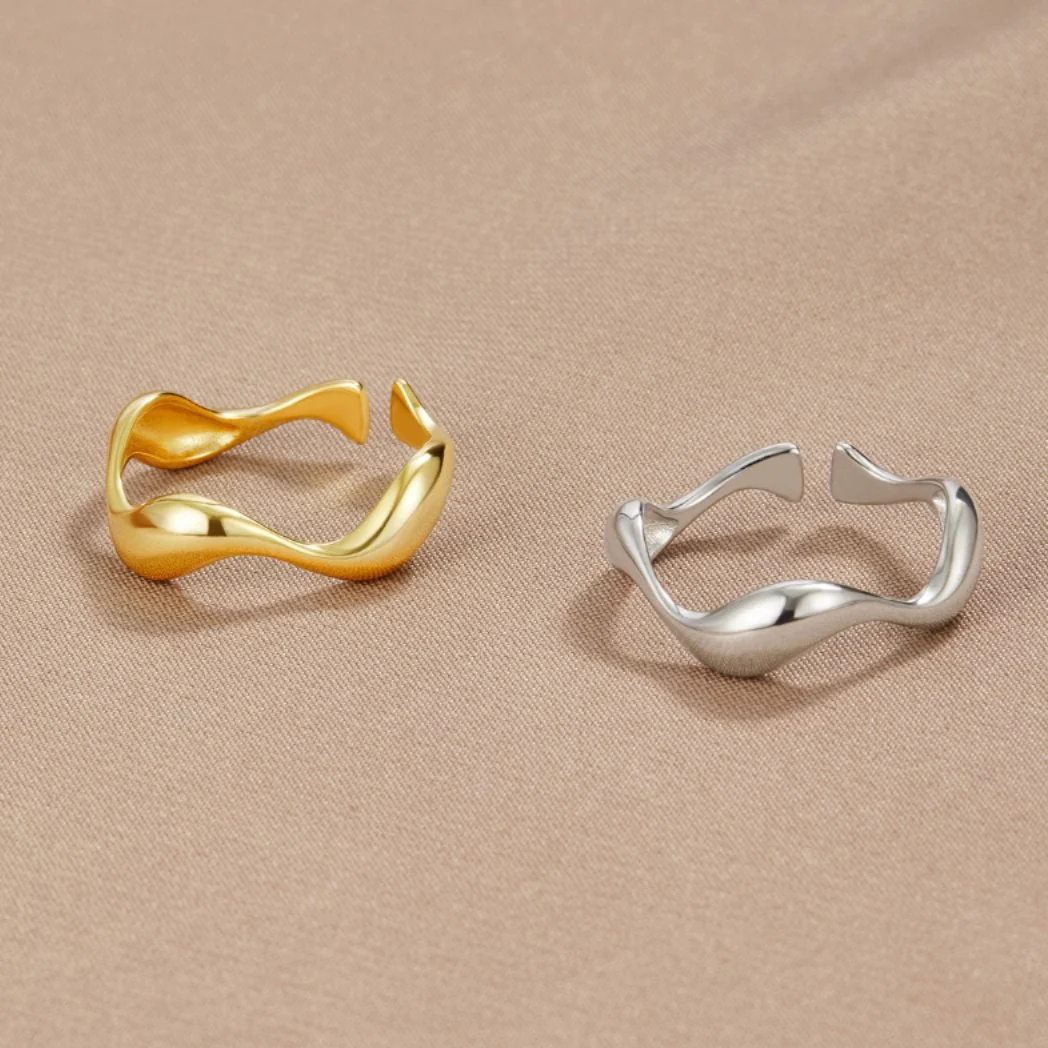 18K Gold Wellenring - Image 6
