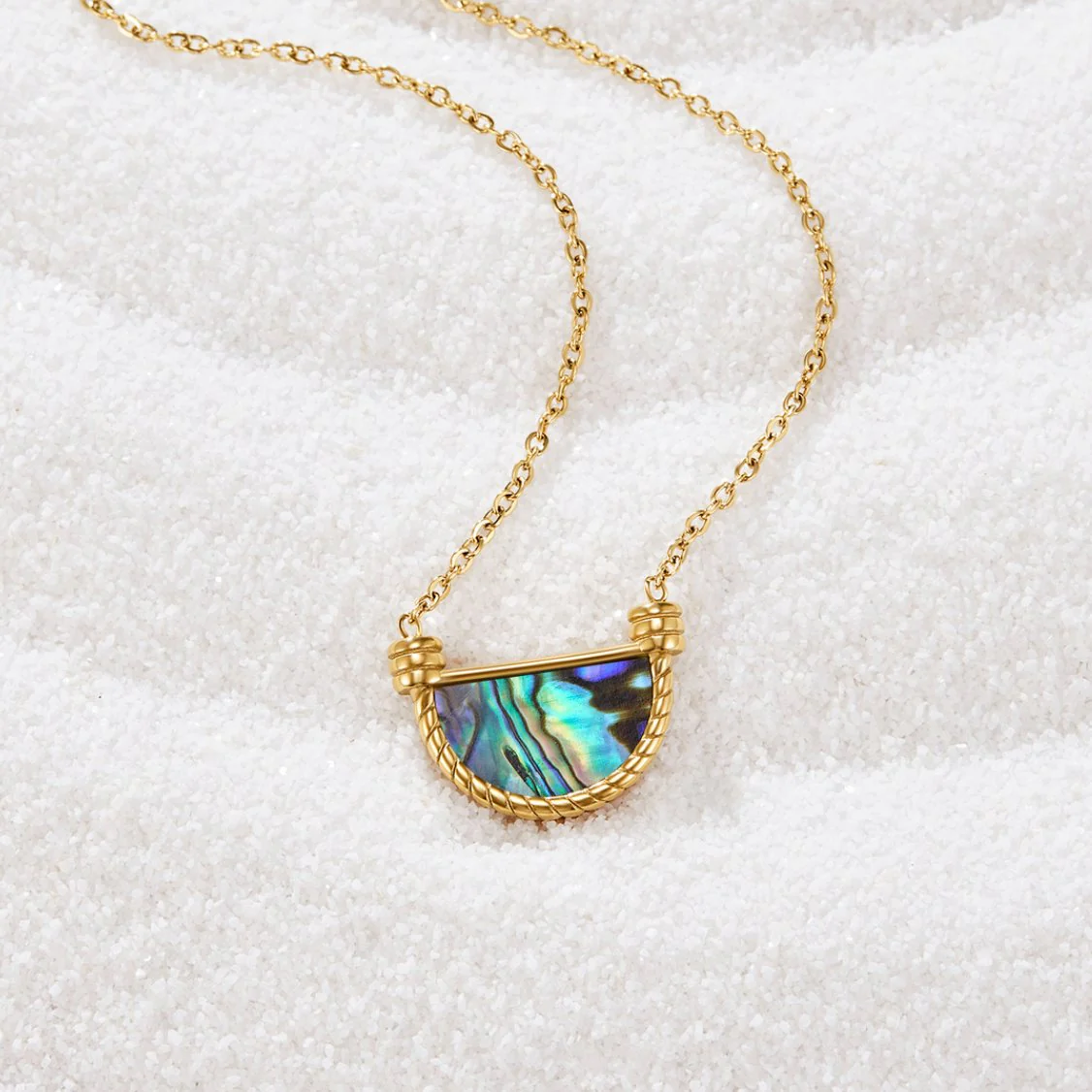 Türkise Muschelohrringe „Amalfi“ - Image 13