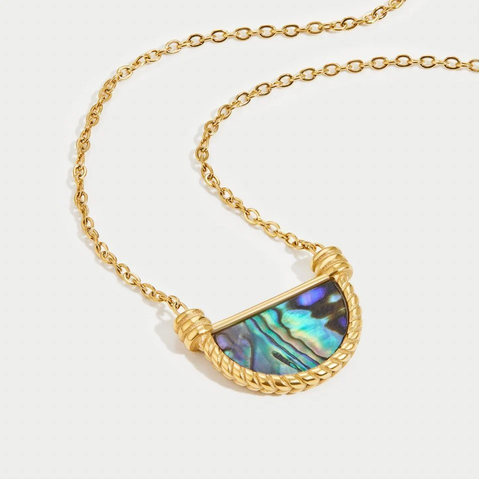 Türkise Muschelkette „Amalfi“ - Image 14