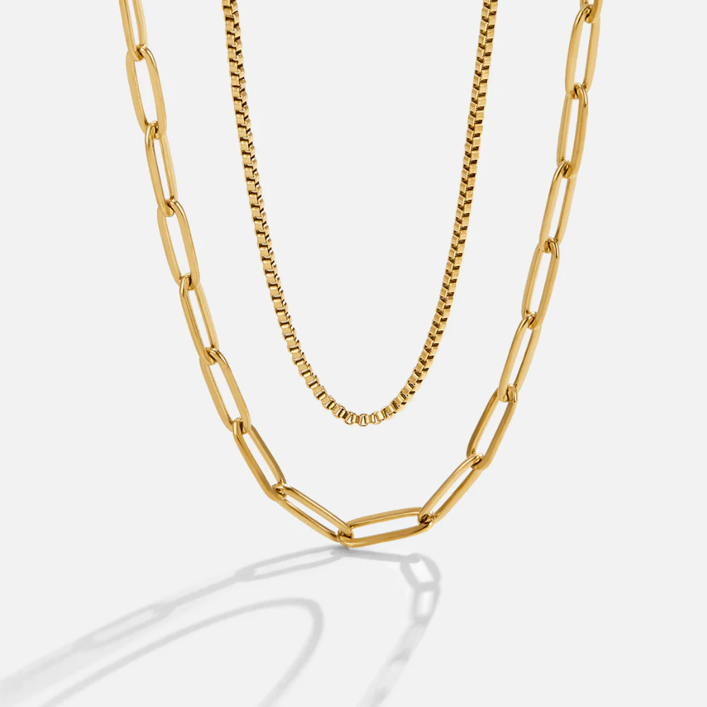 Mehrreihige Goldkette „Amanda“ - Image 4