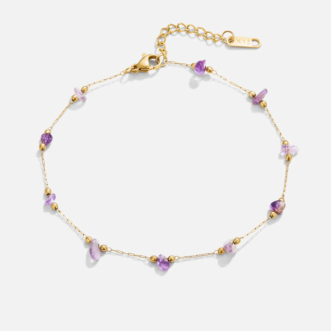 Amethyst Fußkettchen - Image 3