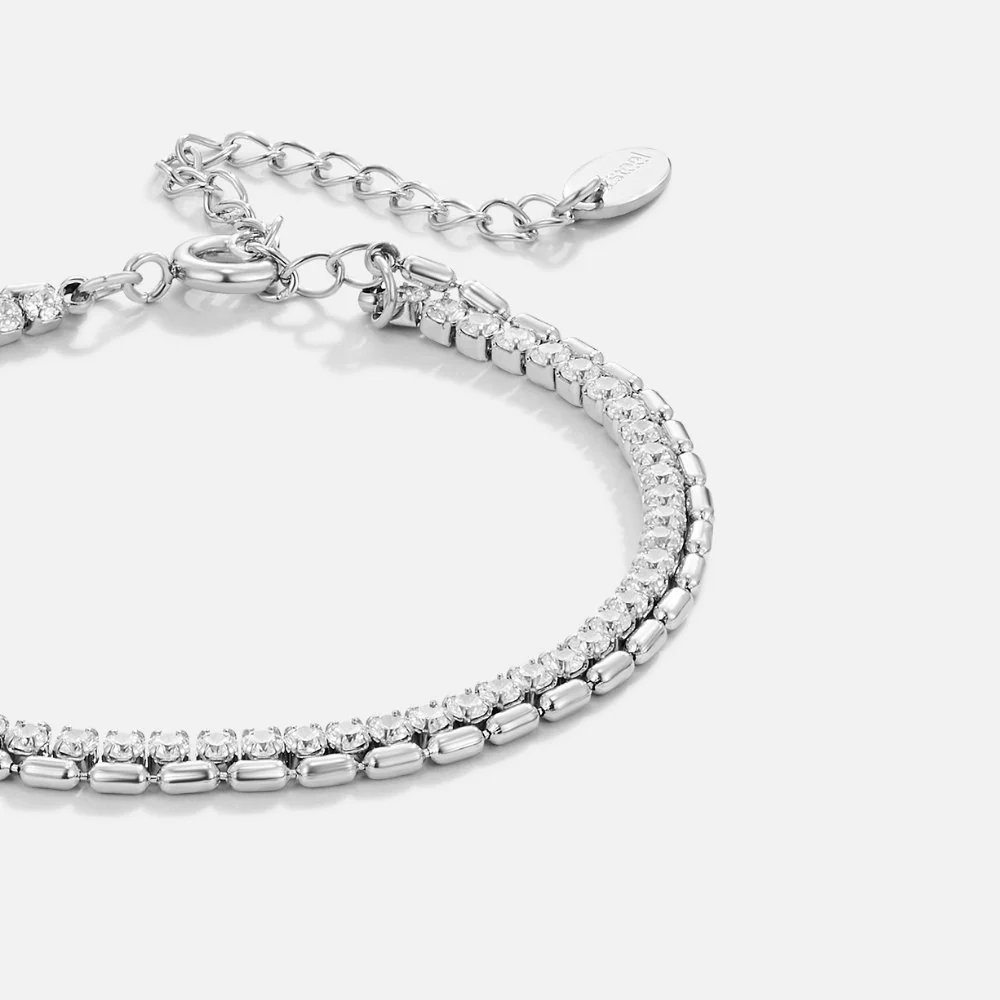 Silbernes Kristallarmband „Arelia“ - Image 6