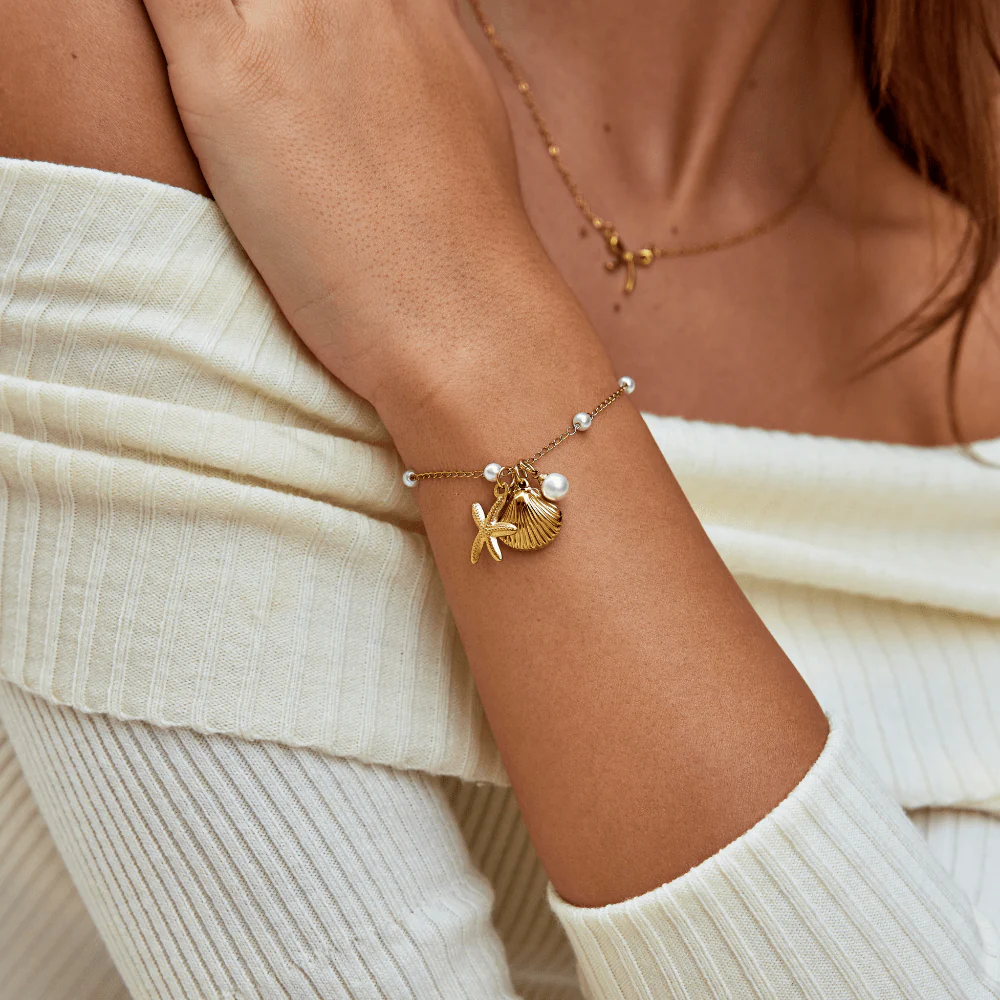 Armband mit Muschelanhängern „Aria“  - Image 5