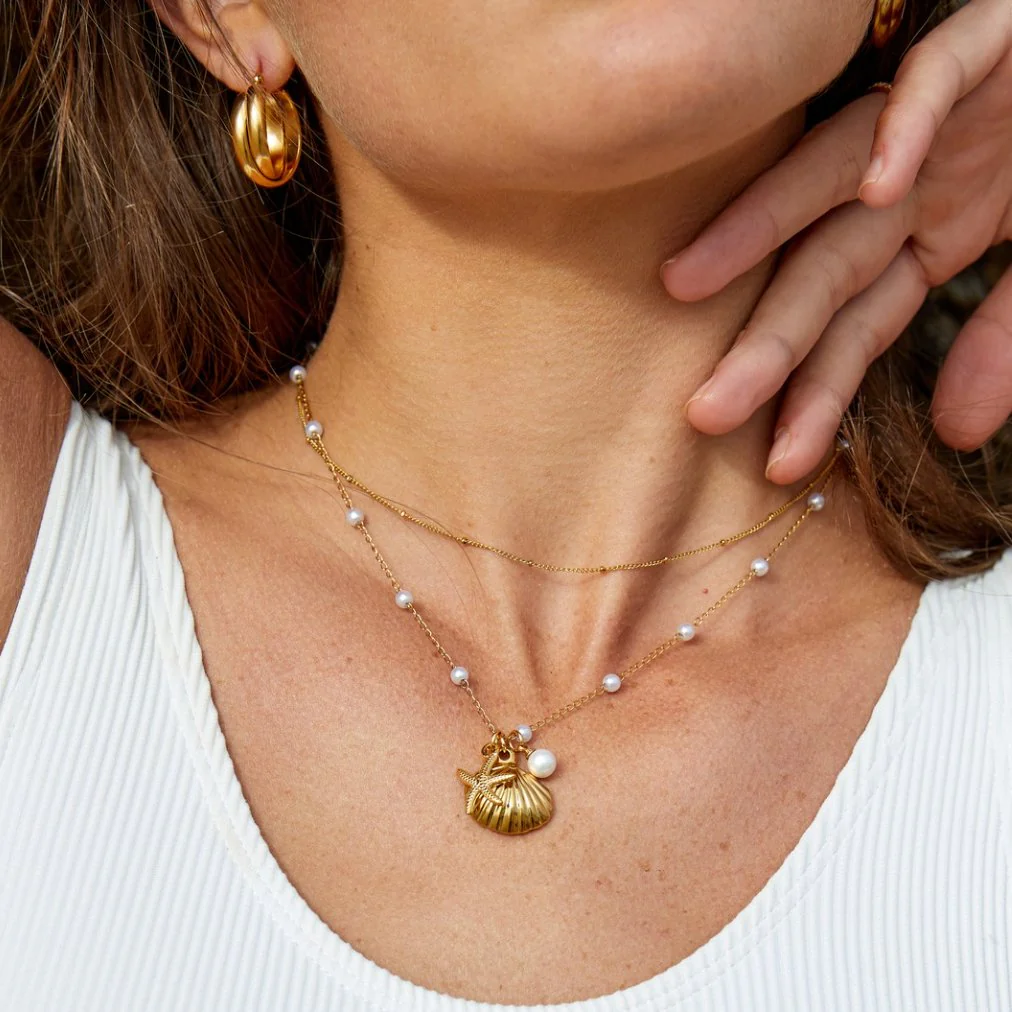 Muschel-Charm-Halskette „Aria“ - Image 2
