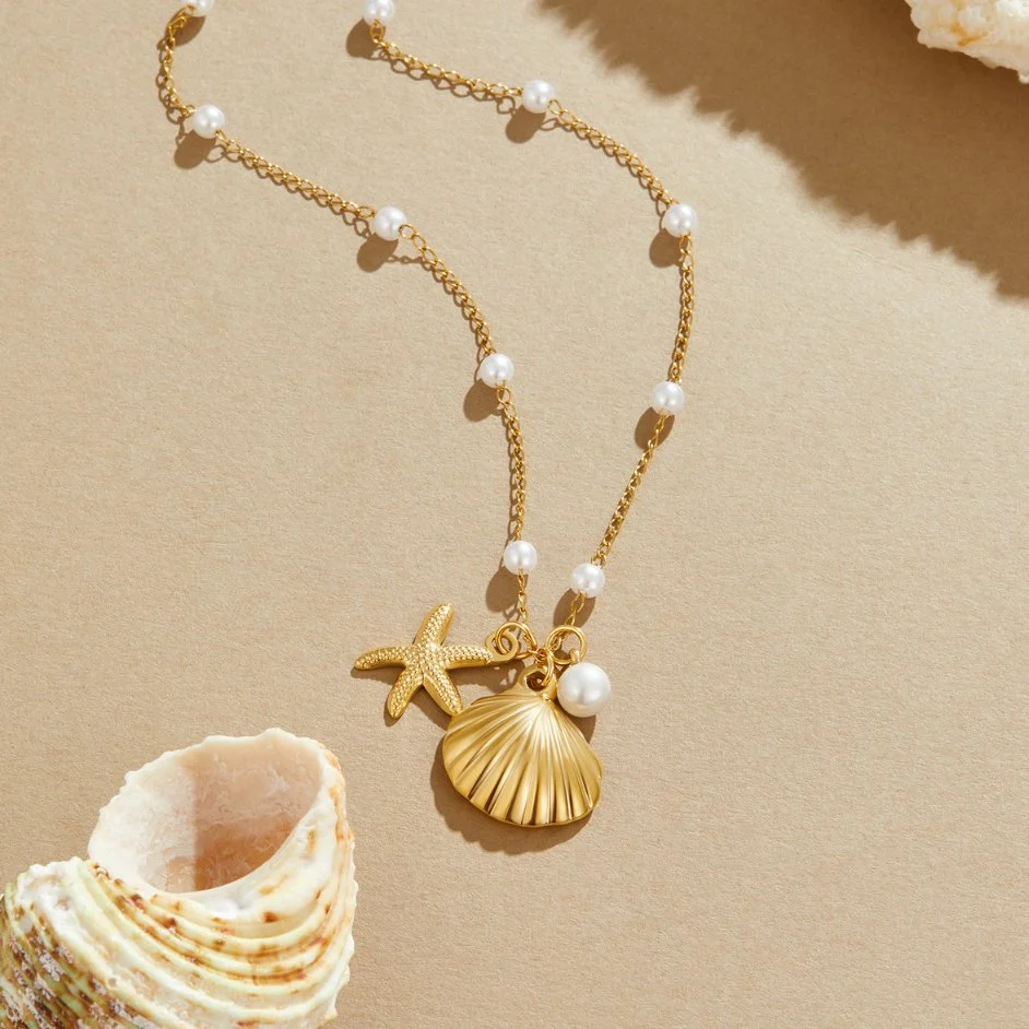 Muschel-Charm-Halskette „Aria“ - Image 4
