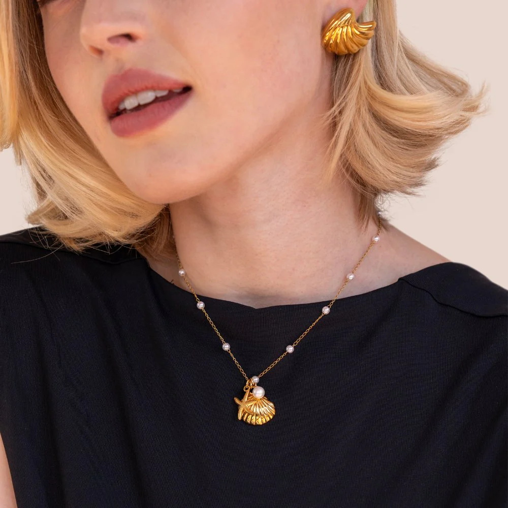 Muschel-Charm-Halskette „Aria“ - Image 6