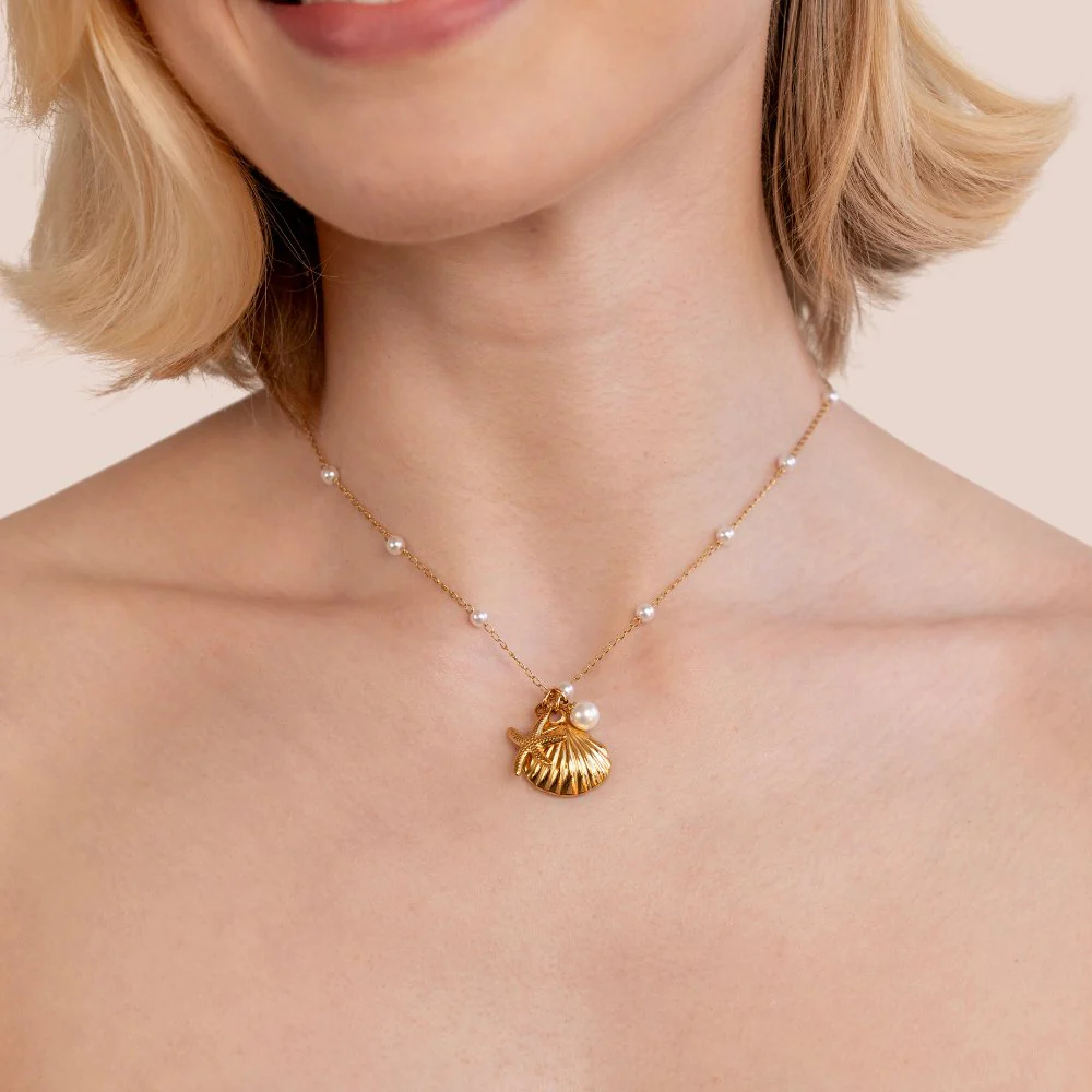 Muschel-Charm-Halskette „Aria“ - Image 8