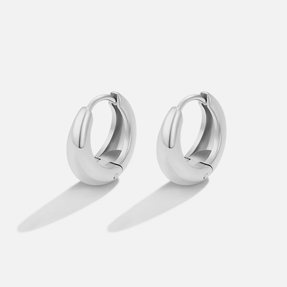 Silber Hoop-Ohrringe „Audrey“