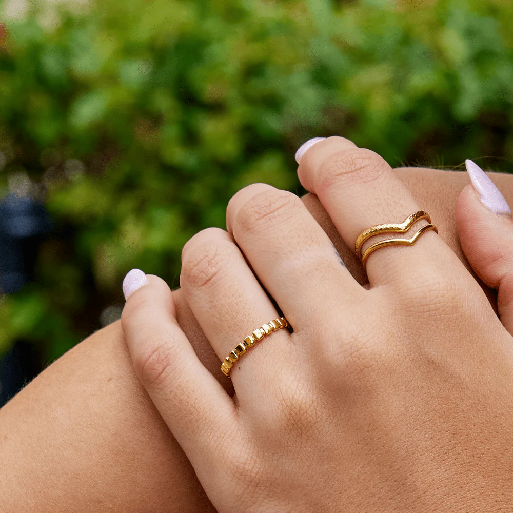 Schlichter Goldring „Callie“ - Image 2