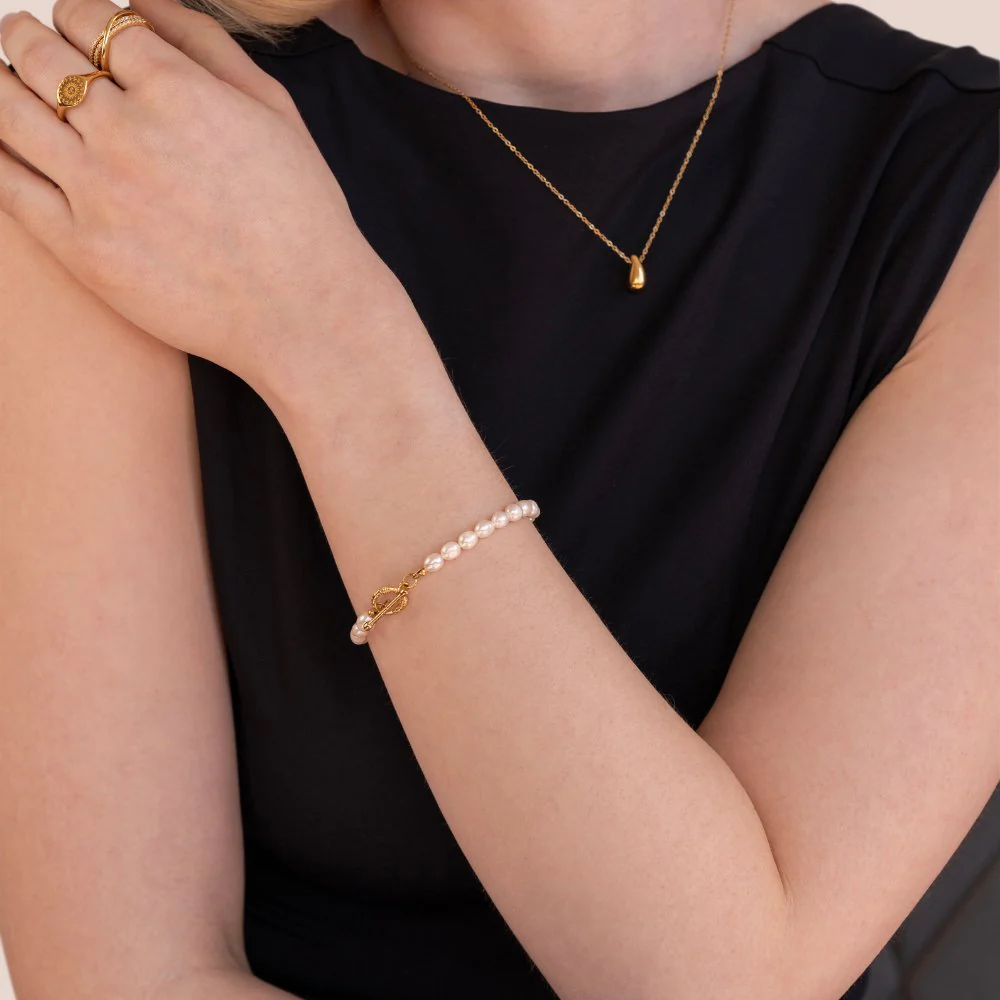 Perlen-Gliederarmband „Cara“ - Image 3