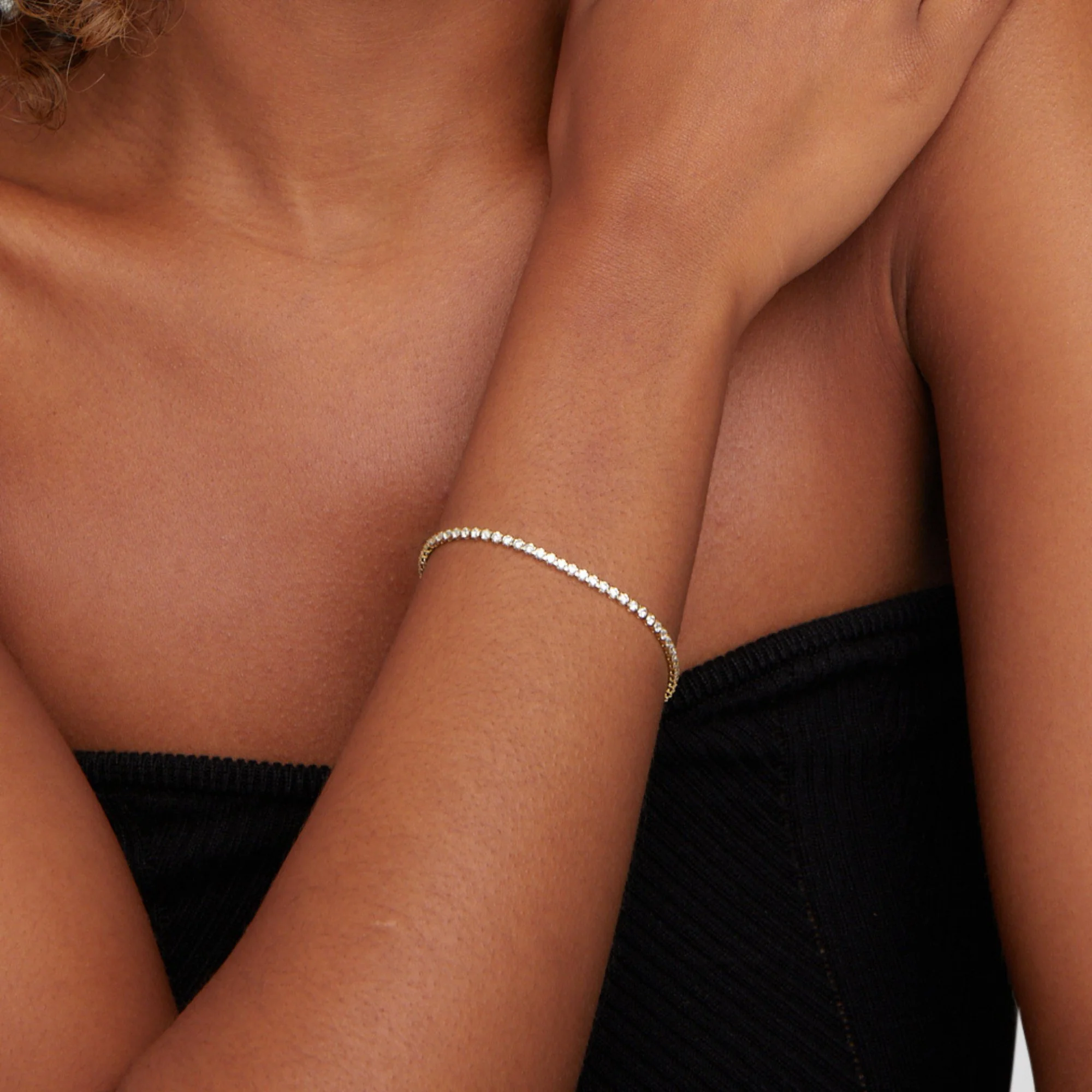Silbernes Tennisarmband „Cordelia“ - Image 2