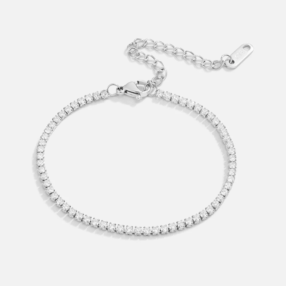 Silbernes Tennisarmband „Cordelia“ - Image 3