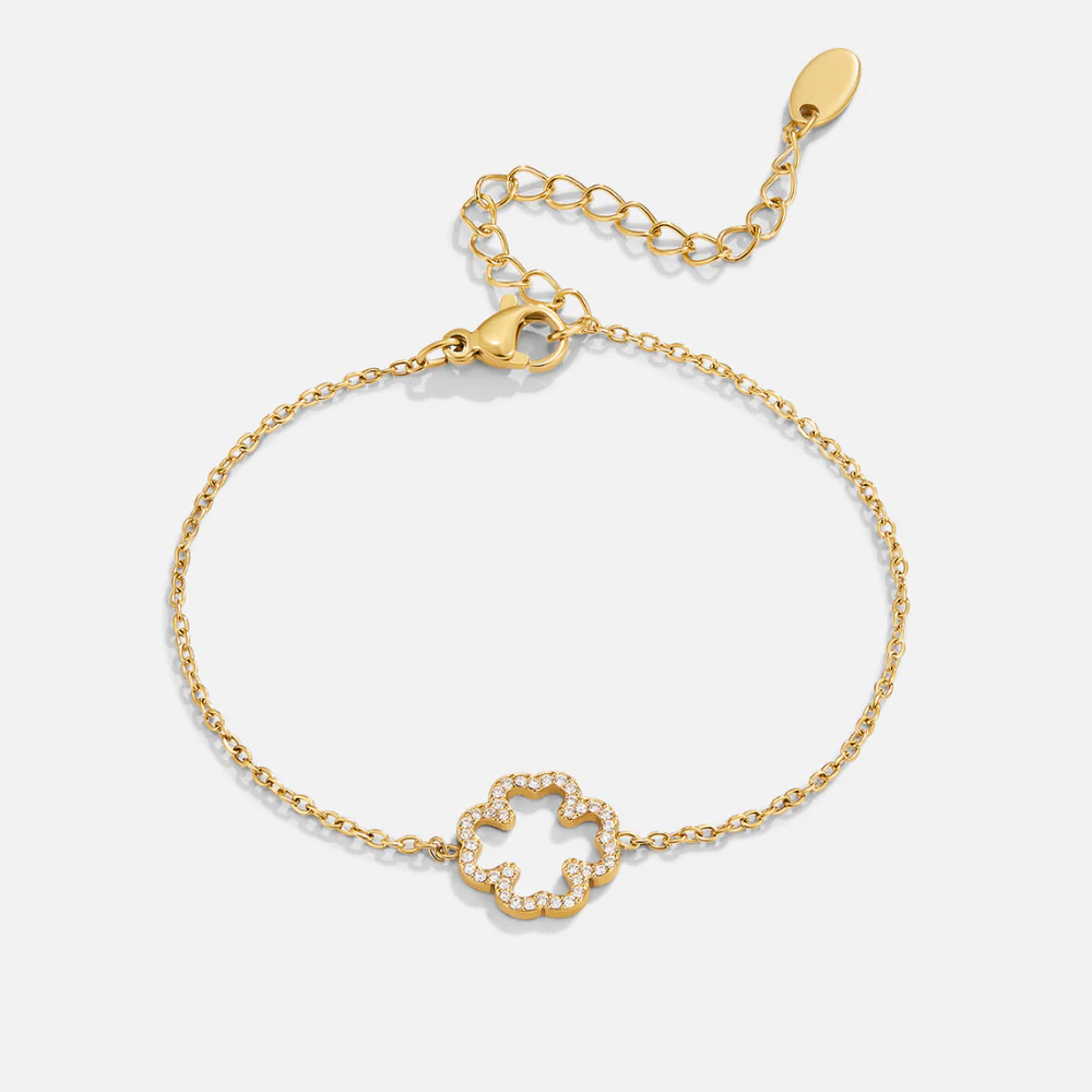 Kristallkleeblatt-Armband - Image 4