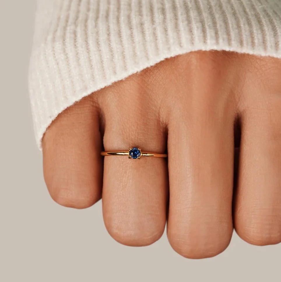 18K Gold Geburtsstein-Ring Dezember - Image 2