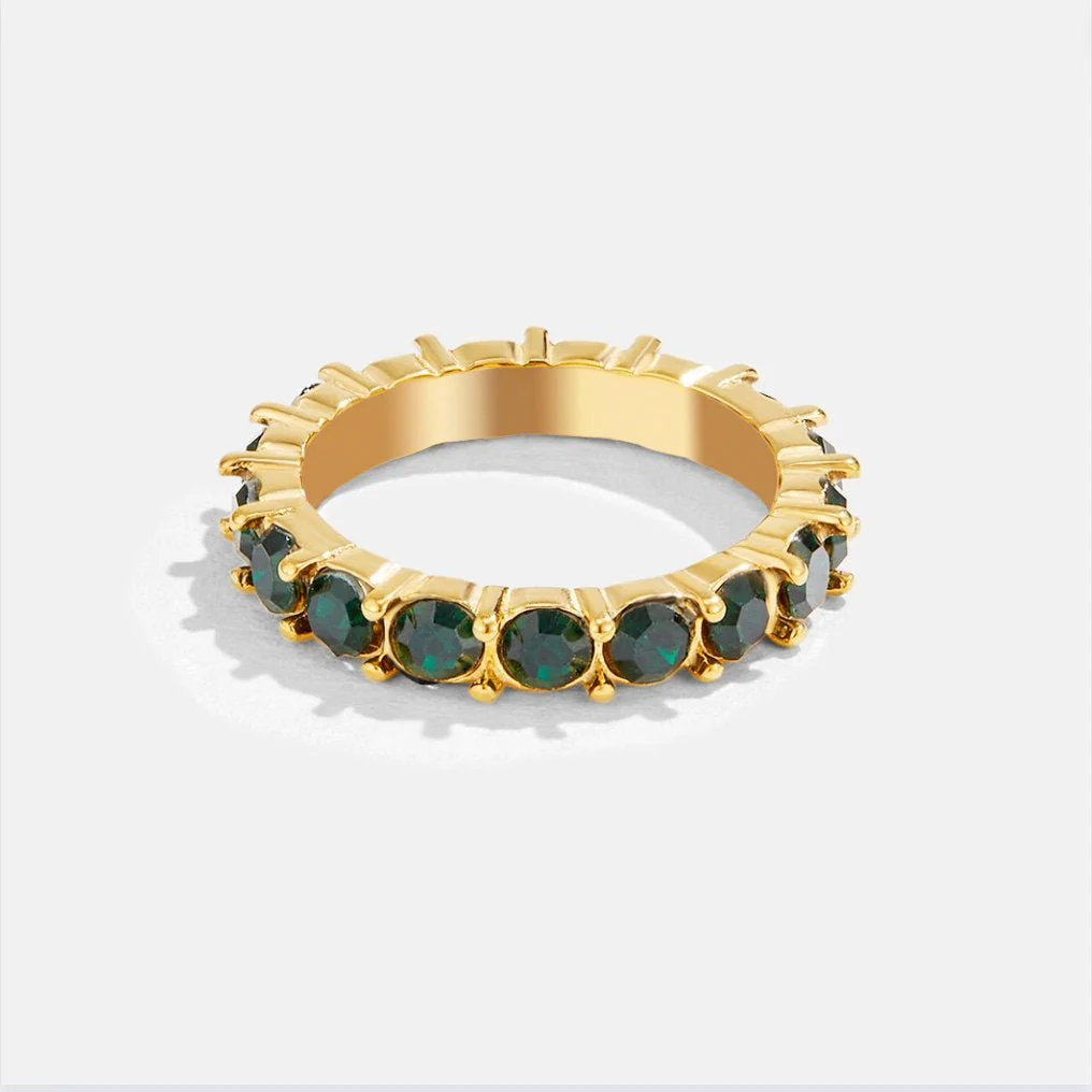 18K Kristallring „Emerald Beauty“  - Image 4