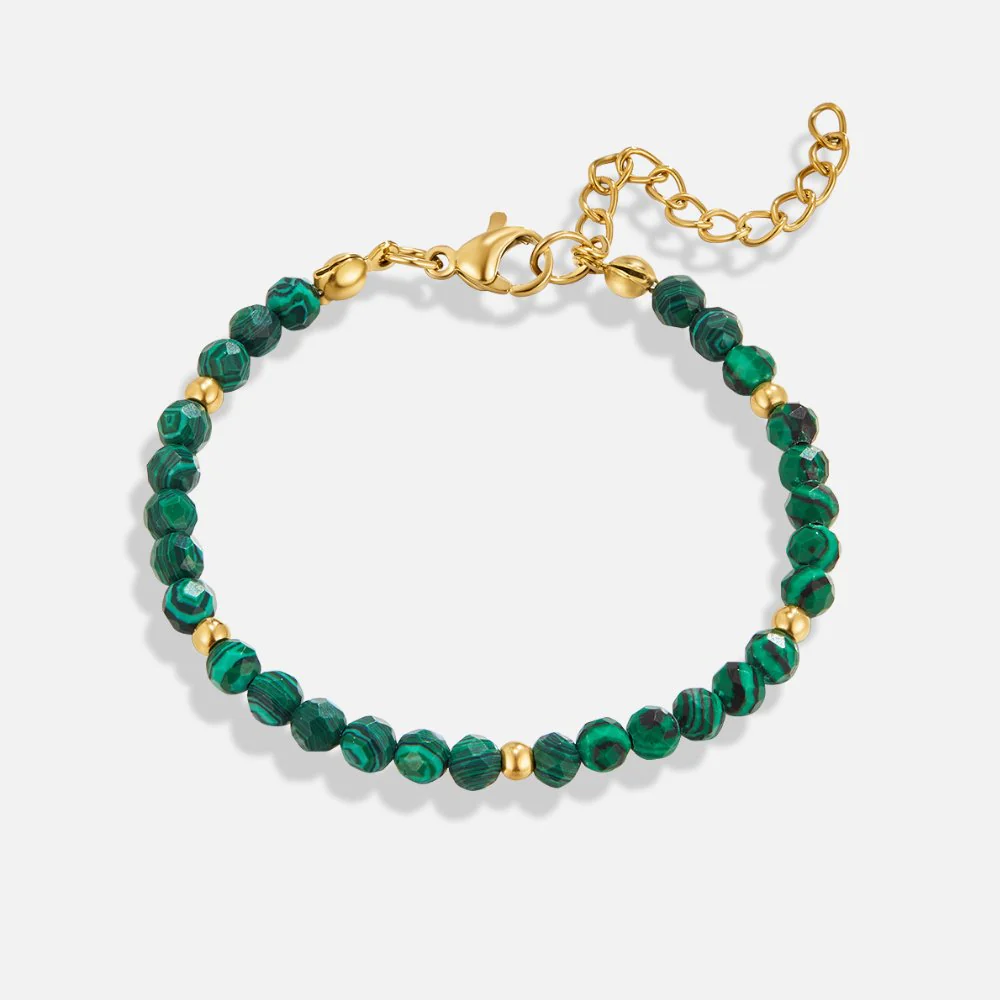 Perlenarmband in Smaragdgrün - Image 5