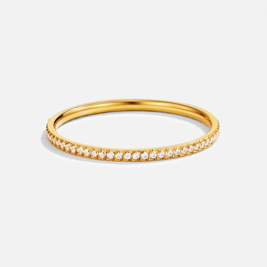 18K Kristallring „Eternity“