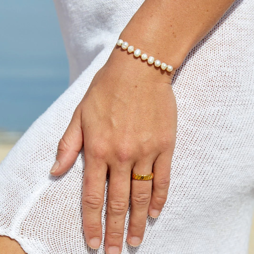 Süßwasserperlenarmband „Eva“ - Image 7