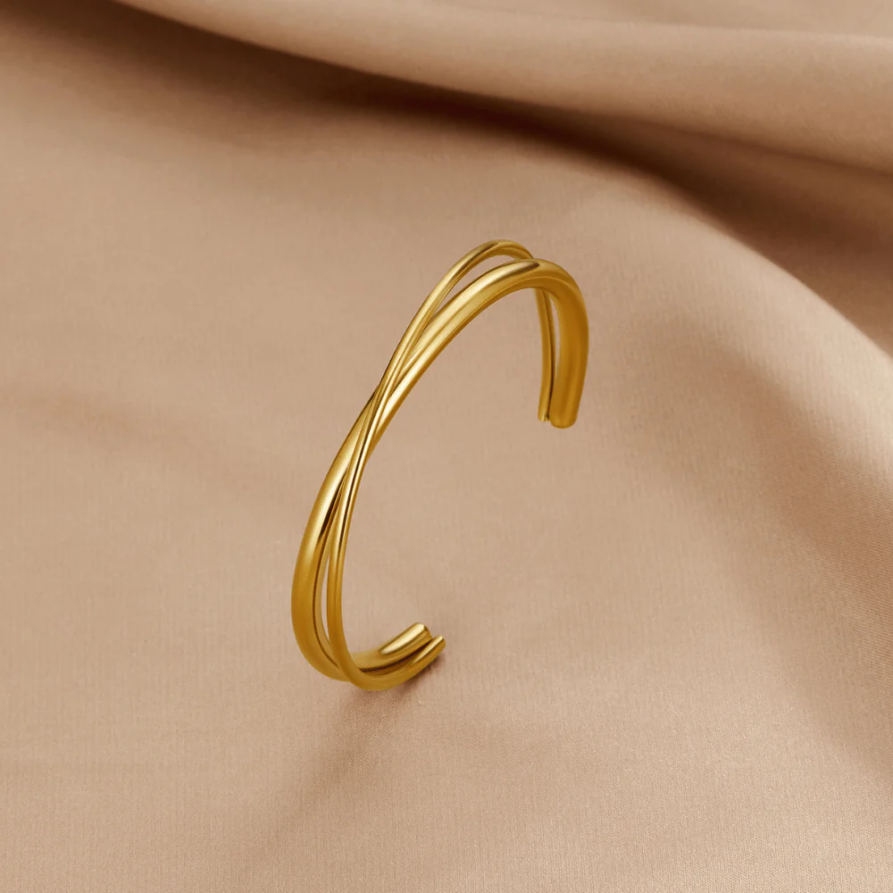 Gold-Dreharmreif „Eva“ - Image 4
