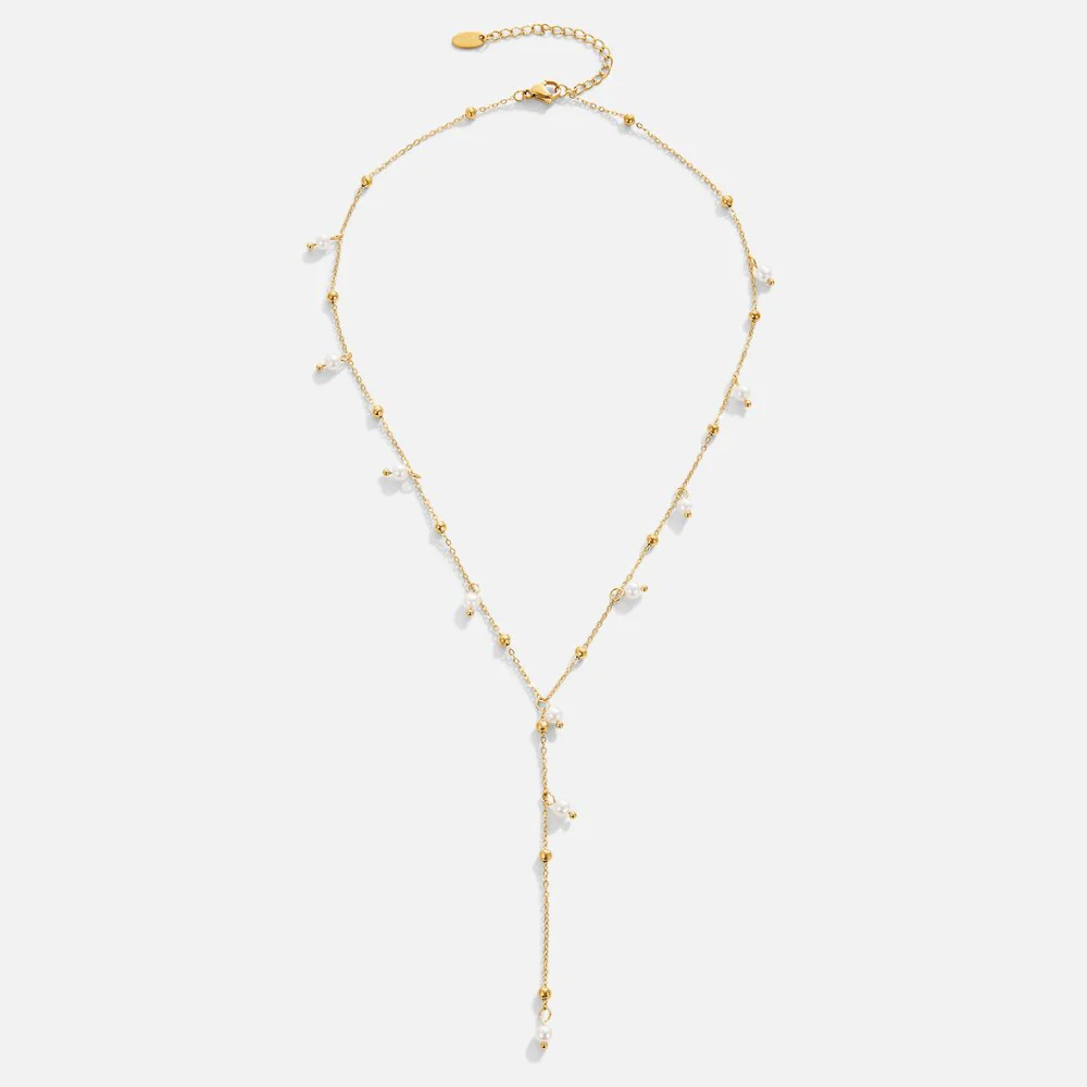 Halskette mit Süßwasserperle „Lariat“ - Image 4