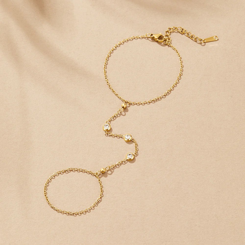 Freya Kristall-Handkettenarmband - Image 4