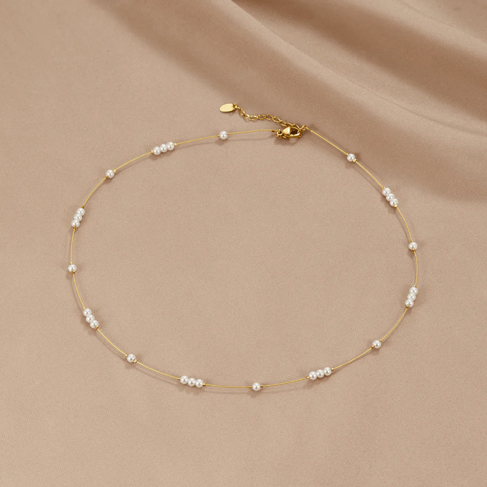 Gigi Perlen-Choker-Halskette