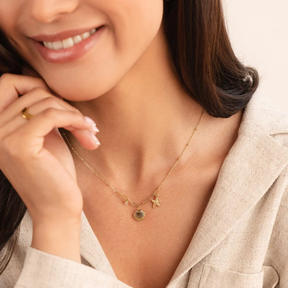 Goldkette Muschel & Seestern - Image 6