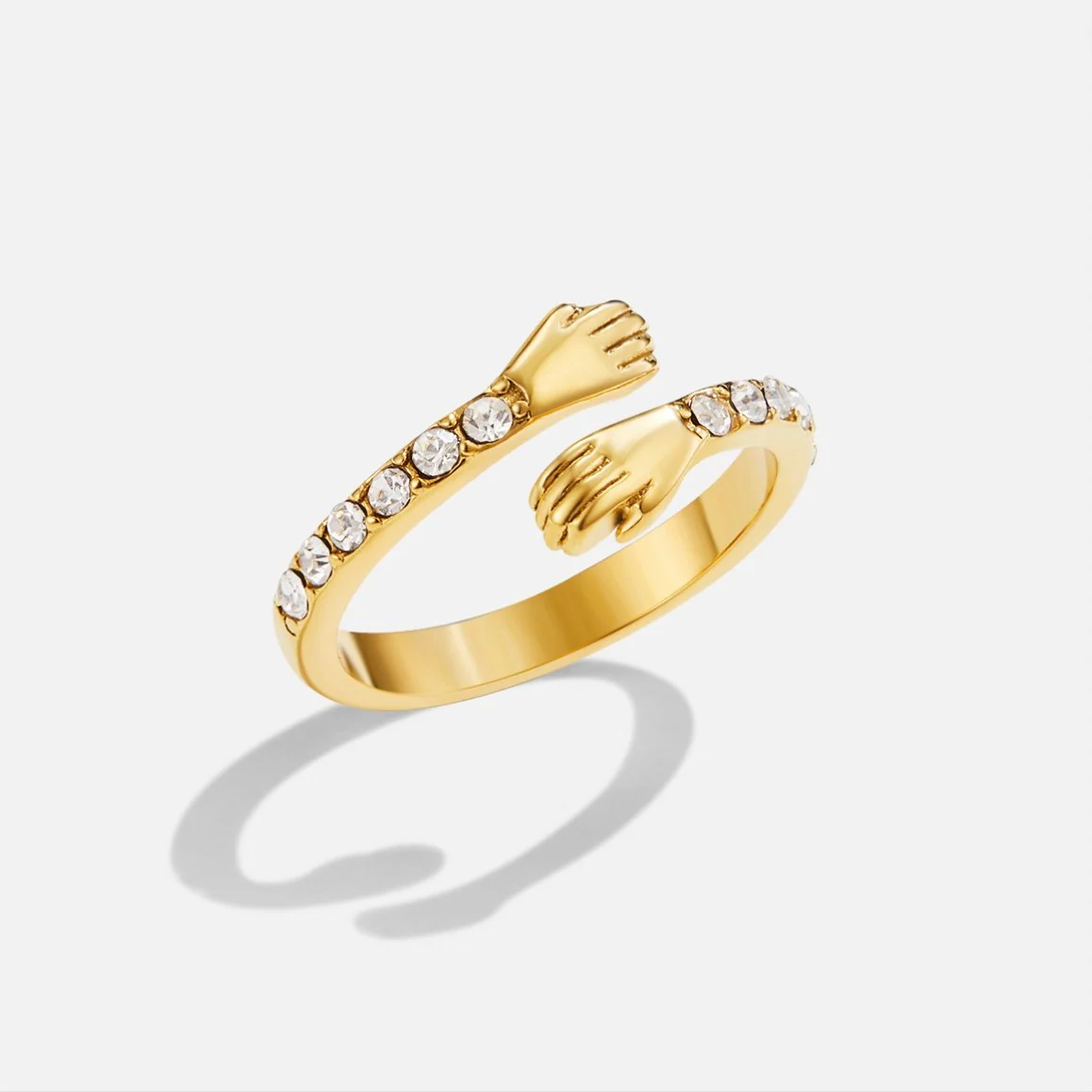 18K Goldring „Hug Me Forever“ - Image 3