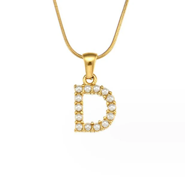Kette mit Perlen-Buchstaben-Charm - Image 12