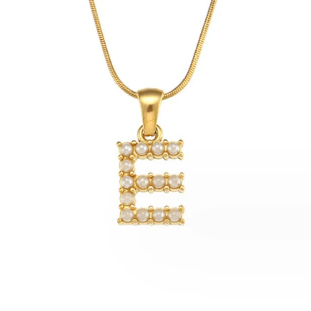 Kette mit Perlen-Buchstaben-Charm - Image 13