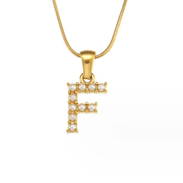Kette mit Perlen-Buchstaben-Charm - Image 14
