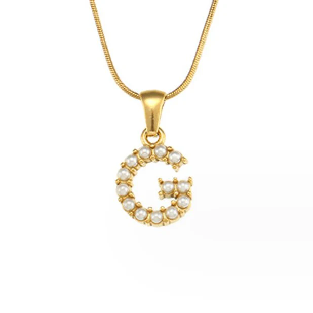 Kette mit Perlen-Buchstaben-Charm - Image 15
