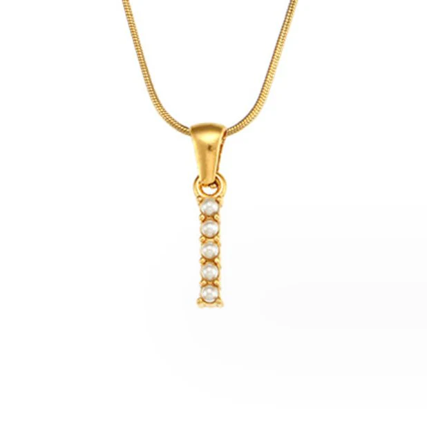 Kette mit Perlen-Buchstaben-Charm - Image 17