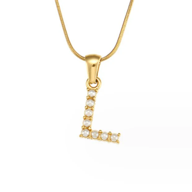 Kette mit Perlen-Buchstaben-Charm - Image 20