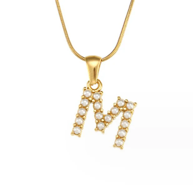 Kette mit Perlen-Buchstaben-Charm - Image 21