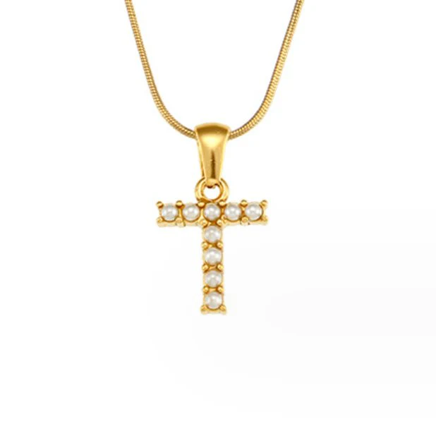 Kette mit Perlen-Buchstaben-Charm - Image 28