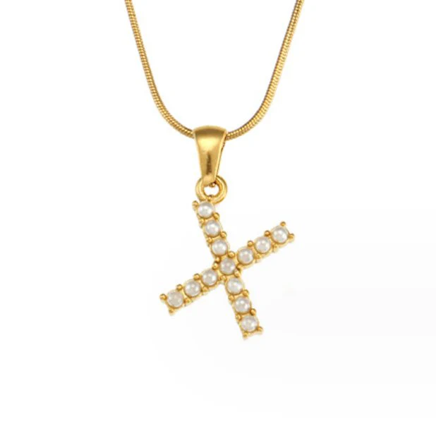 Kette mit Perlen-Buchstaben-Charm - Image 32
