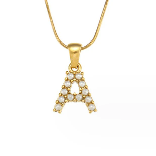 Kette mit Perlen-Buchstaben-Charm - Image 9