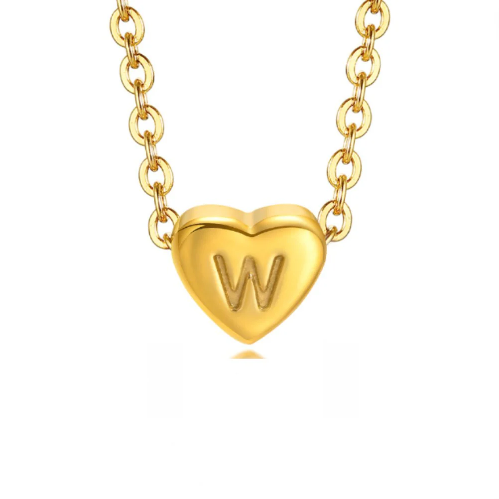 Goldene Herzkette mit Buchstaben - Image 28