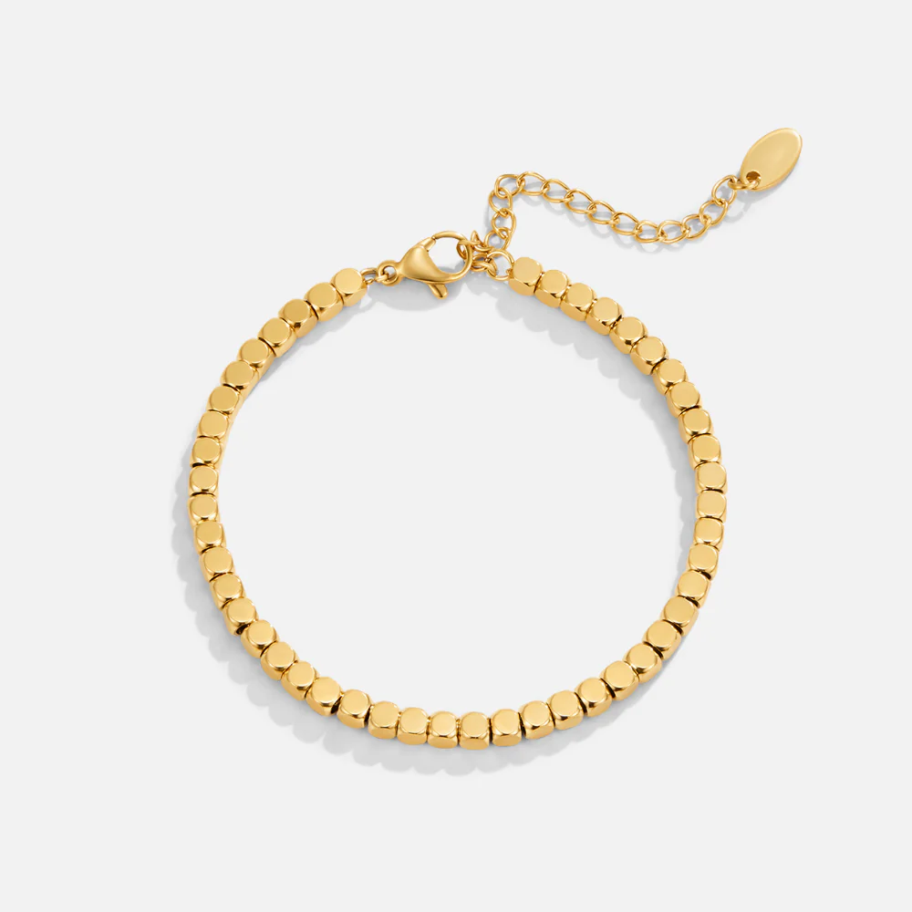 18K Goldwürfel-Armband „Lexi“  - Image 3