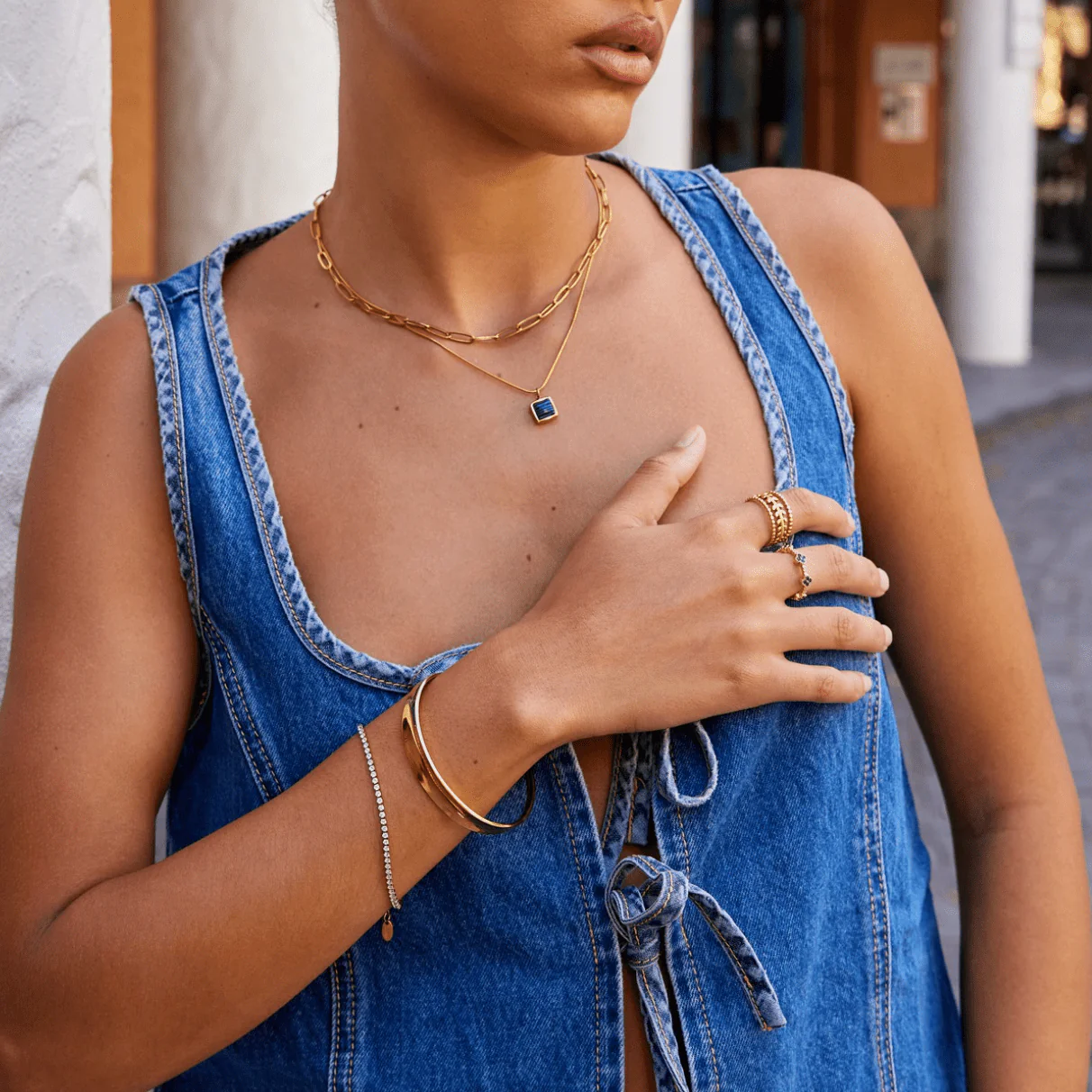 18K Goldarmreif „Leyla“  - Image 3