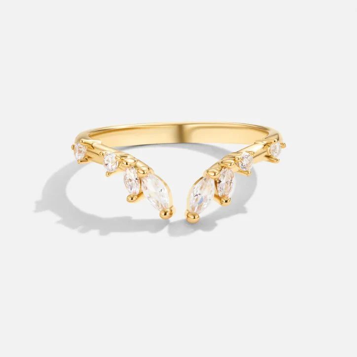 Lily Crystal Gold Rankenring - Image 4