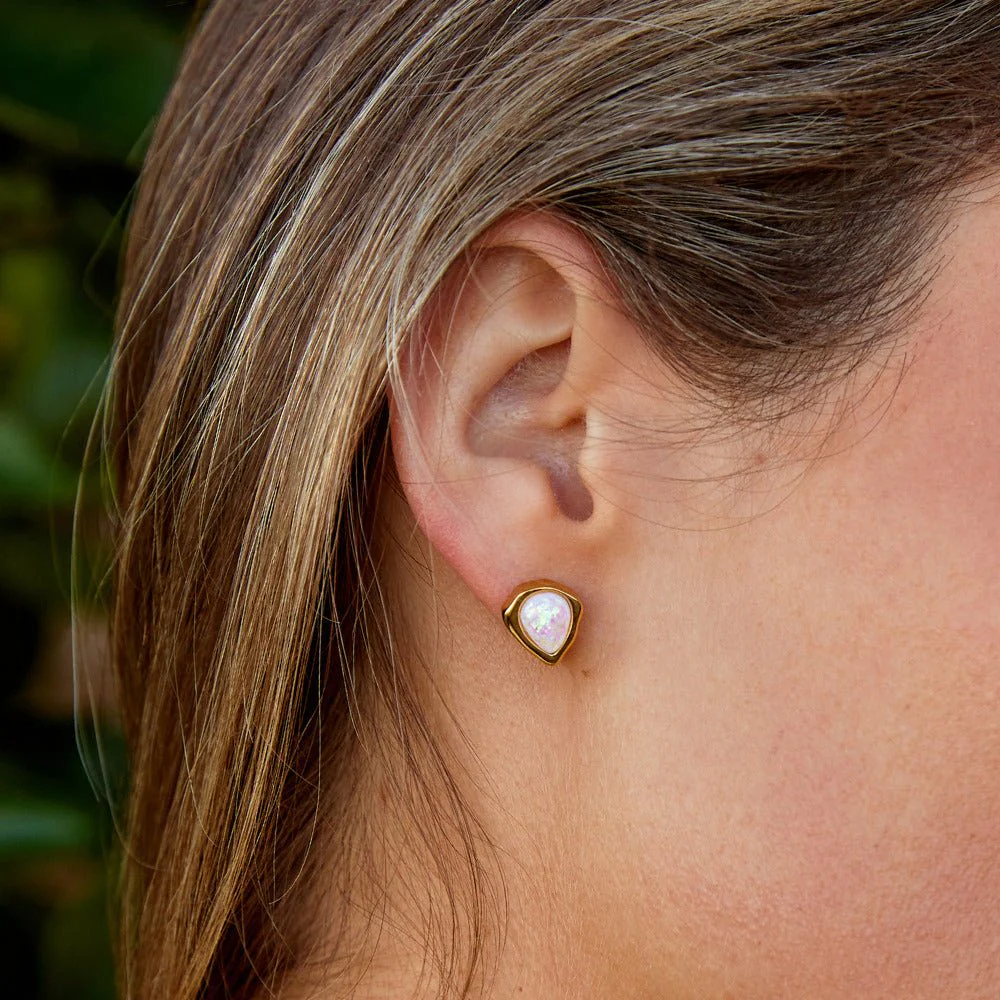 Lilien-Opal-Ohrstecker - Image 2