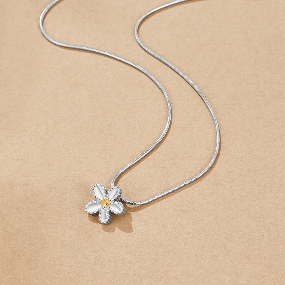 Halskette mit Gänseblümchen-Anhänger - Image 4