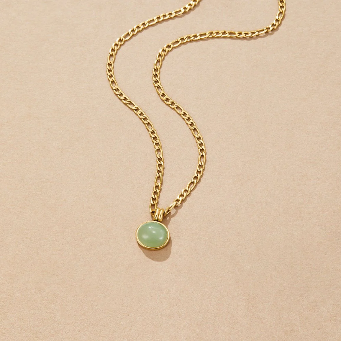 Jade-Anhänger-Halskette „Liza“  - Image 4