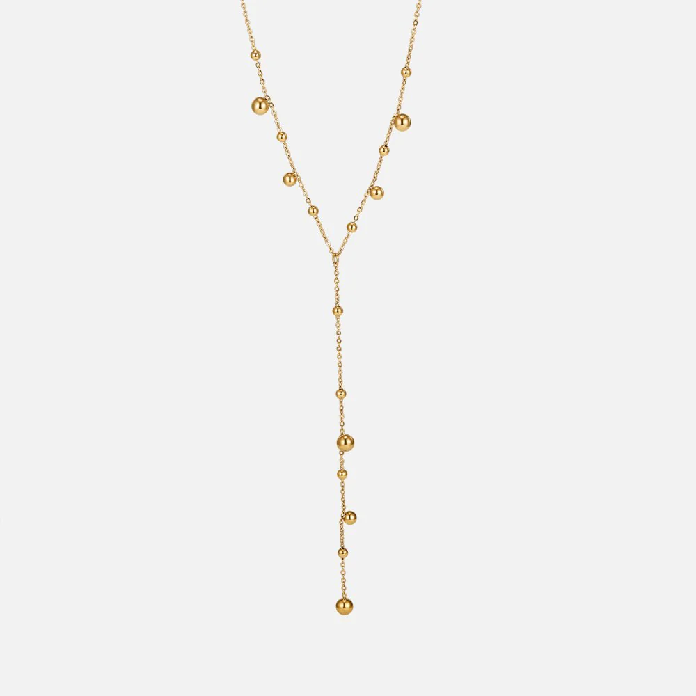 Goldkette mit langem Mittelanhänger „Lovi“ - Image 4