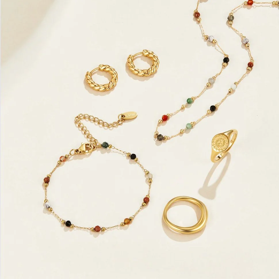 Perlen-Steinarmband „Lulu“ - Image 5