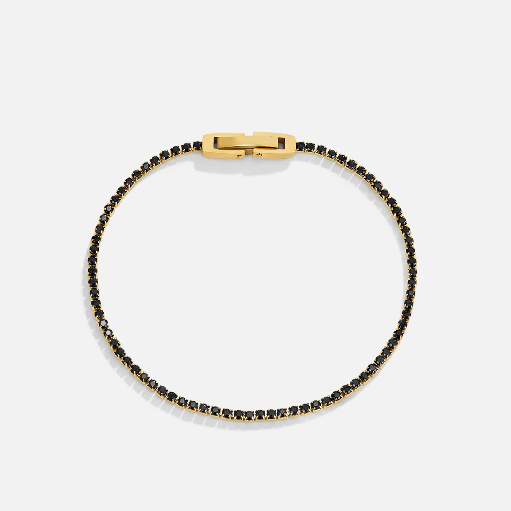 Mitternachtsschwarzes Kristallarmband - Image 3