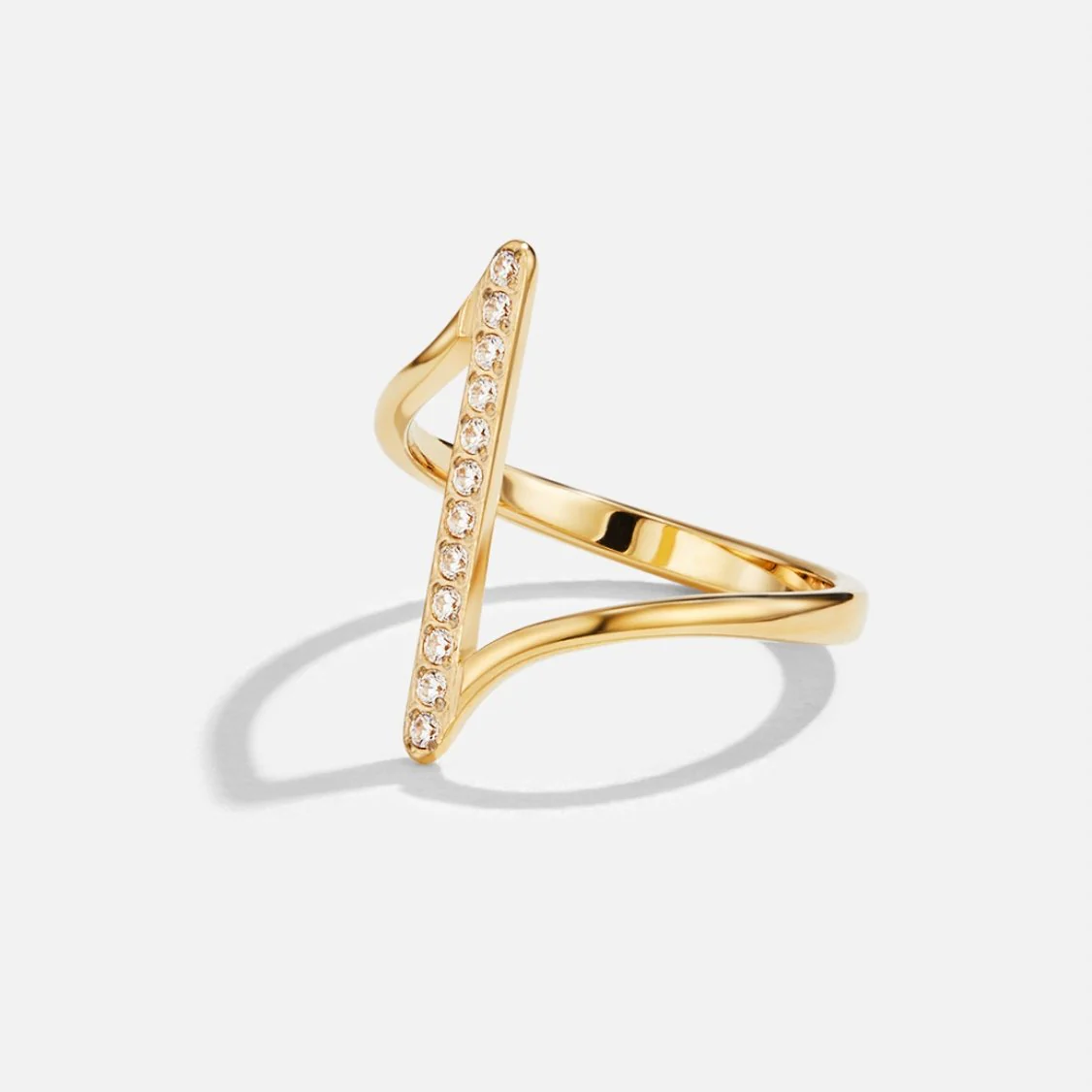 Gedrehter Goldring „Mila“ - Image 6